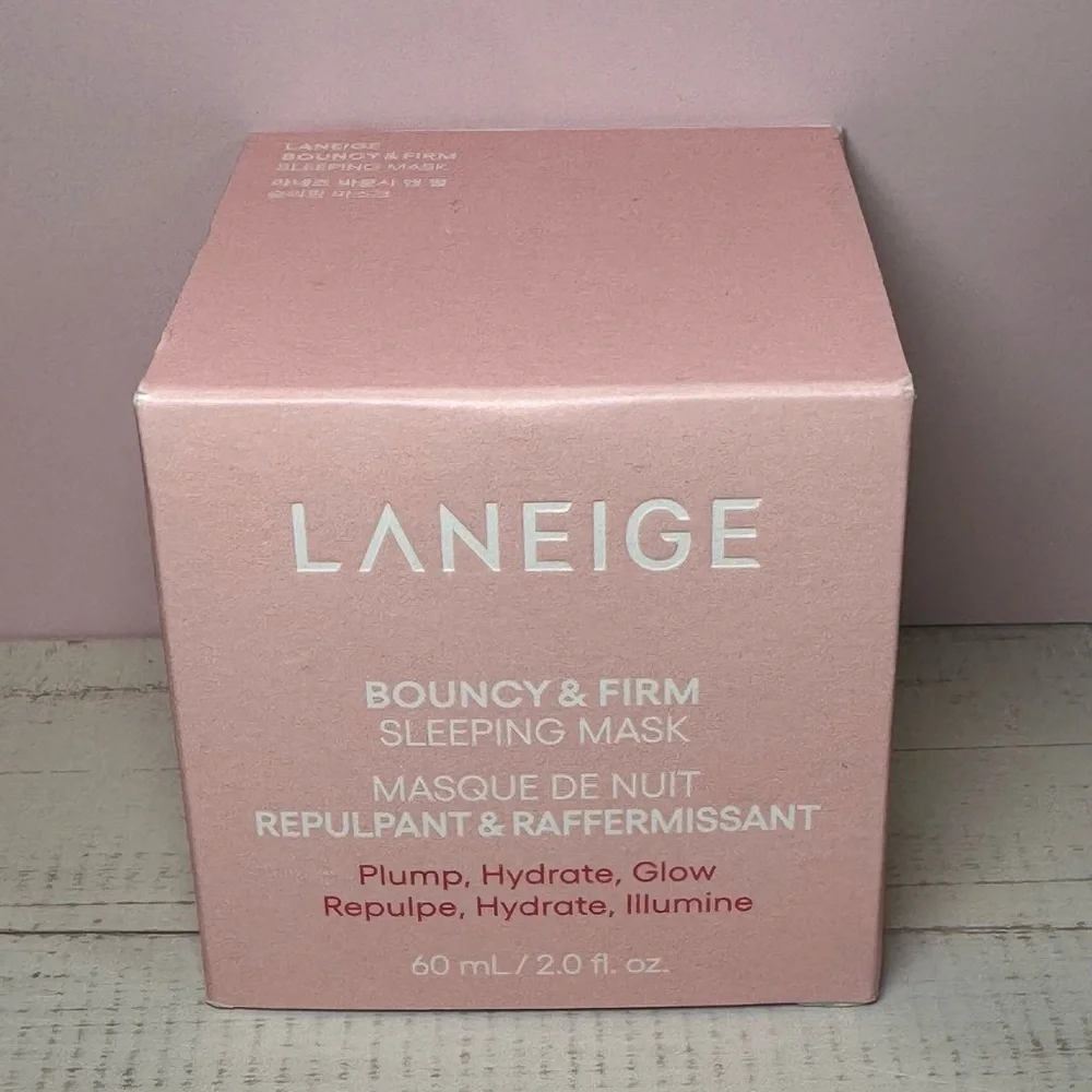 LANEIGE Bouncy + Firm Radiance Boosting Sleeping Mask NIB 60 ml / 2.0 fl oz - Picture 6 of 7